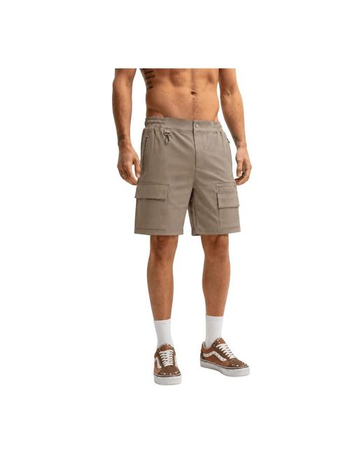Off The Pitch Natural Casual Shorts for men