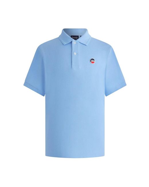 Fusalp Tops ,Blauw ,Katoen Kortmouw Poloshirt in het Blue voor heren