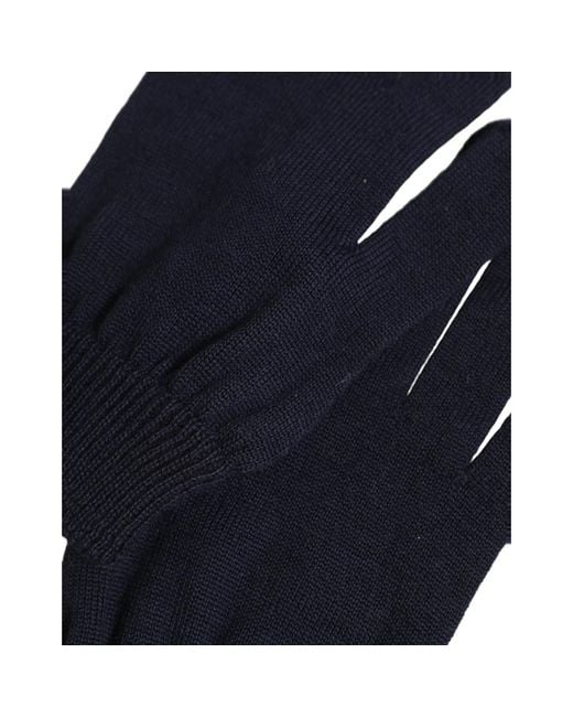 Dolce & Gabbana Blue Gloves