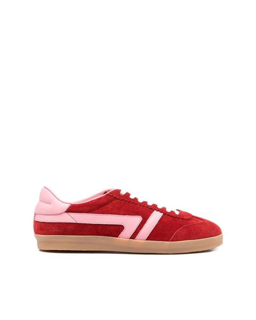 Closed Red Trainers