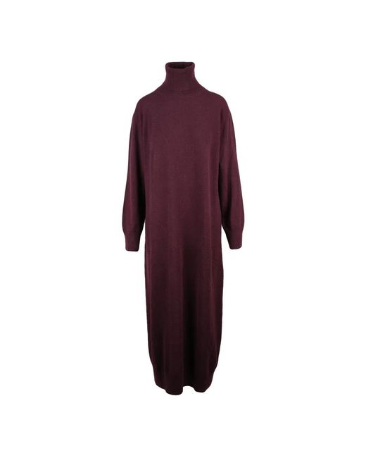 Fabiana Filippi Purple Knitted Dresses