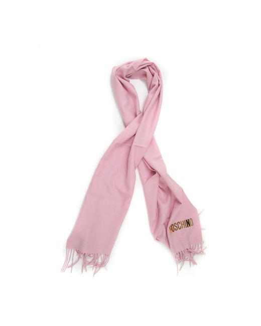 Moschino Pink Winter Scarves