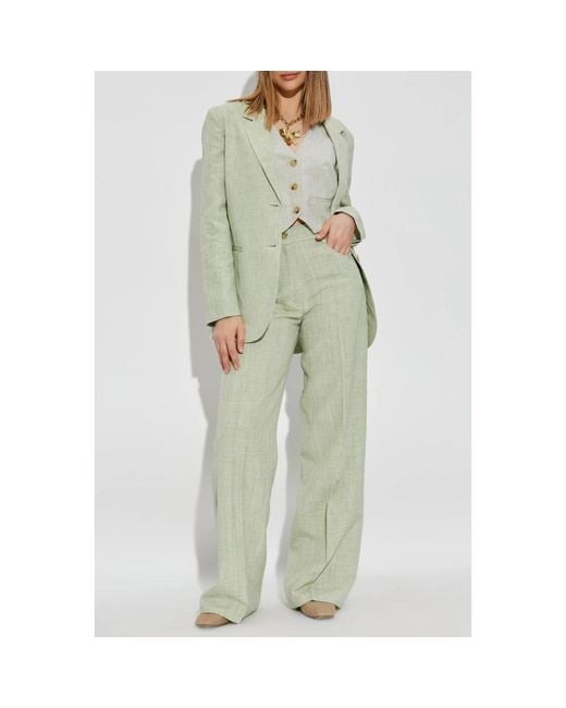 Forte Forte Wide Trousers in het Green