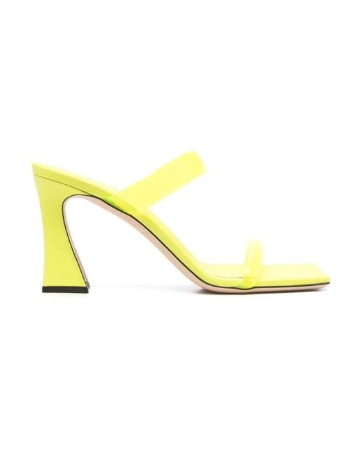 Heeled Mules Giuseppe Zanotti de color Yellow