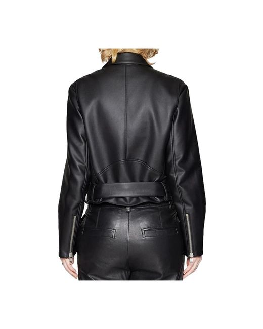 Calvin Klein Black Leather jackets