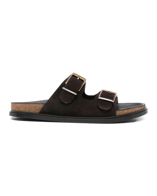 The Row Black Sliders
