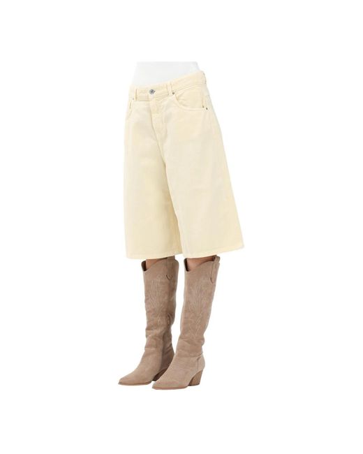 Denim Shorts di ViCOLO in Natural