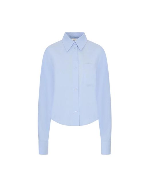 Sportmax Ceppo Cropped Shirt in het Blue