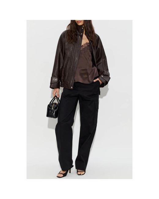 IRO Newin Silk Top in het Brown