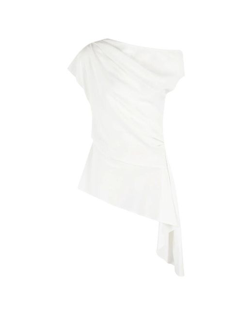 Jonathan Simkhai White Elegantes saskia kleid