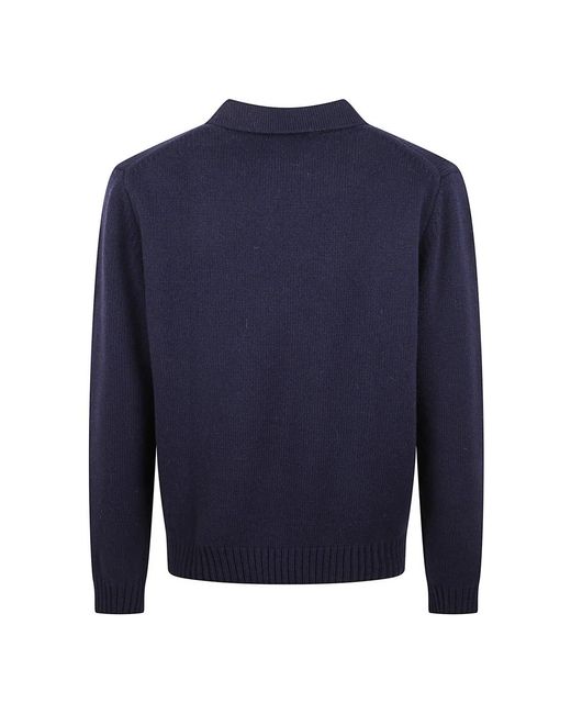 Aspesi Blue Polo Shirts for men