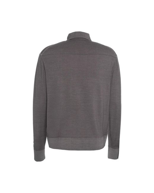 Paolo Pecora Gray Cardigans for men
