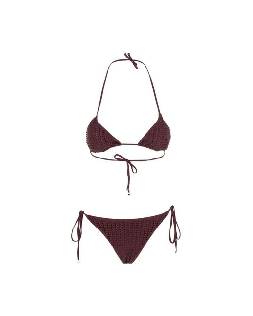 VENUJA Triangle Bikini Set in het Purple