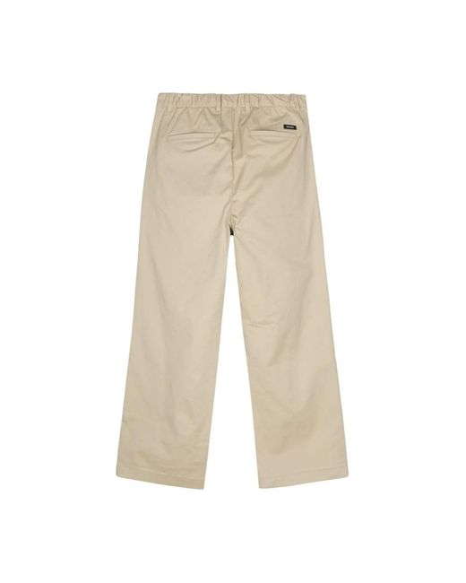 Calvin Klein Natural Cropped Trousers for men