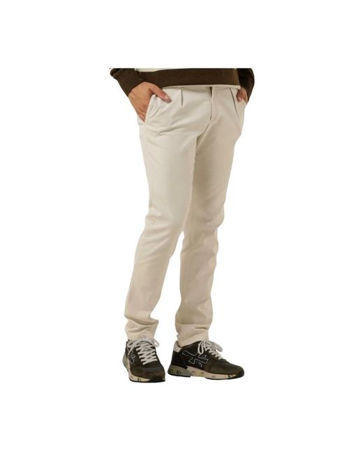 Profuomo Broeken Chino Broek in het Natural voor heren