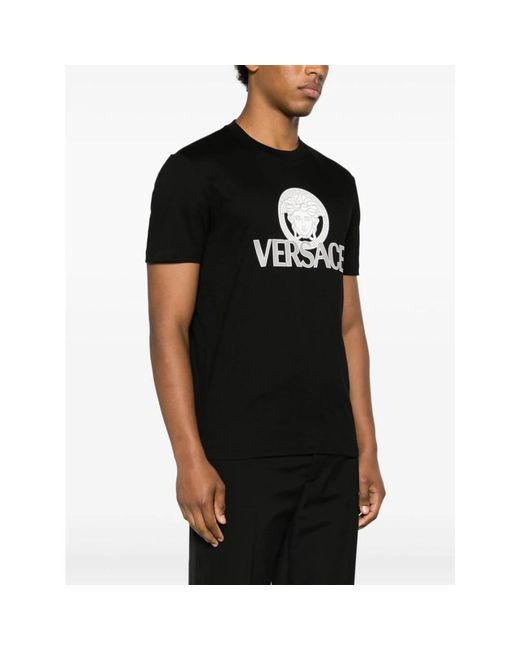 Versace T-Shirt Met Medusa-Print in het Black voor heren