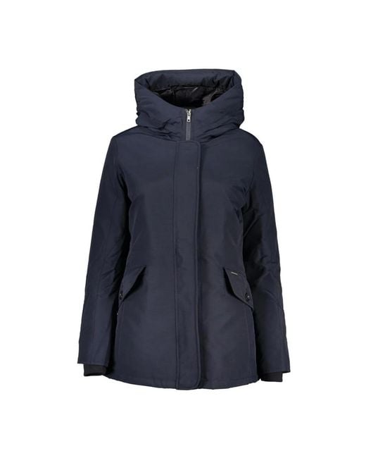 Woolrich Blue Parkas