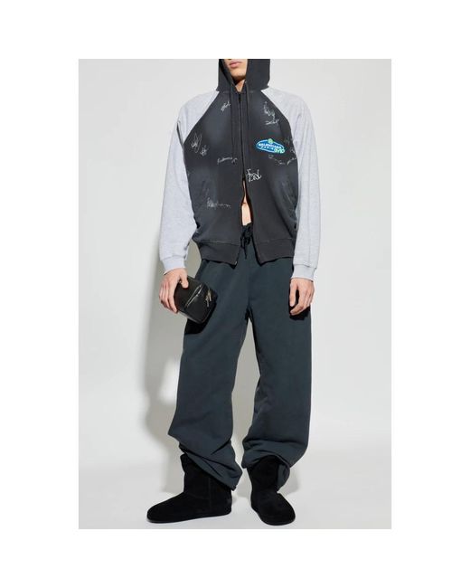 Balenciaga Gray Zip-Throughs for men