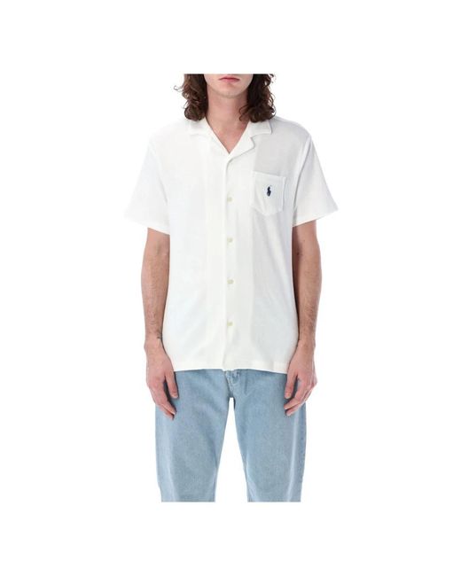 Ralph Lauren Blue Short Sleeve Shirts for men