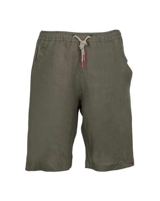 Kiton Pants Regular Solid in het Gray voor heren