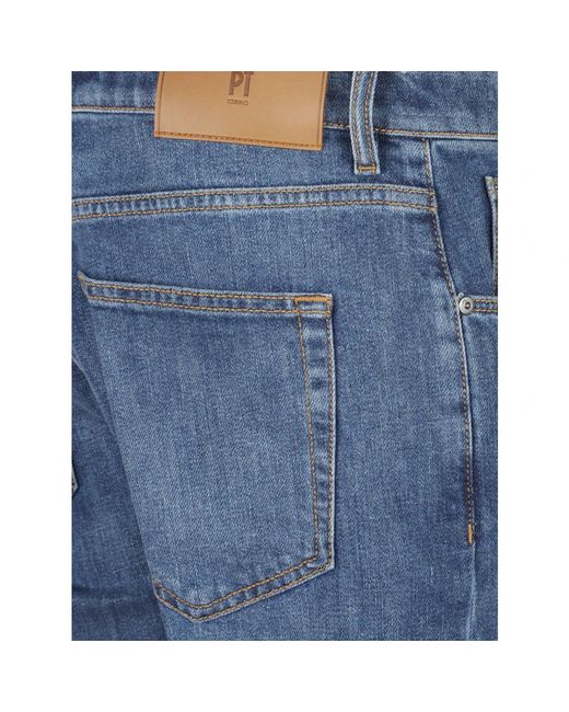 PT Torino Blue Slim Fit Jeans for men
