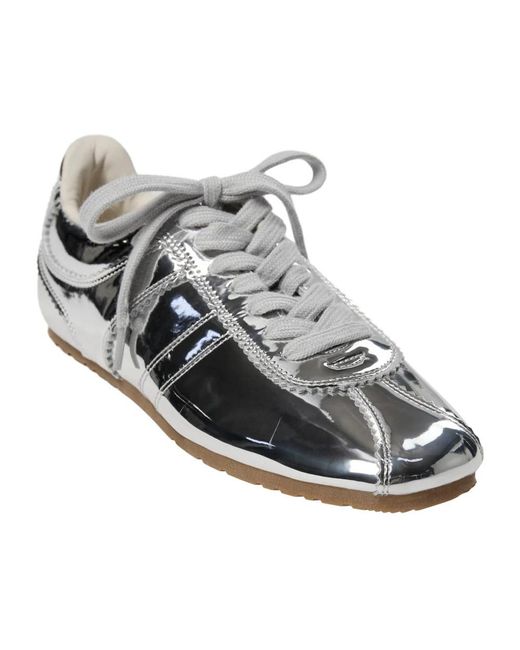 Sofie Schnoor Schoenen ,Grijs ,Sneakers in het Metallic