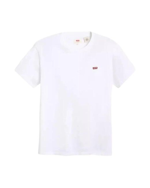 Levi's Original Hm Tee in het White voor heren