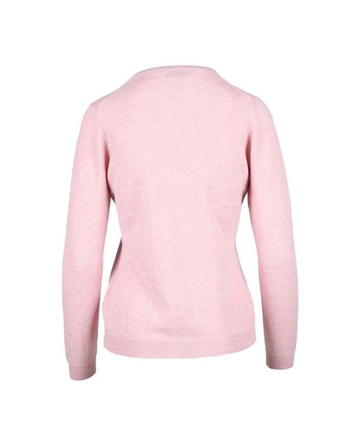 Ballantyne Pink Wollstrickpullover