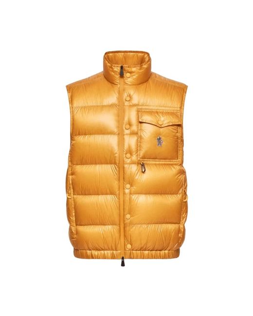 Vests Moncler pour homme en coloris Orange