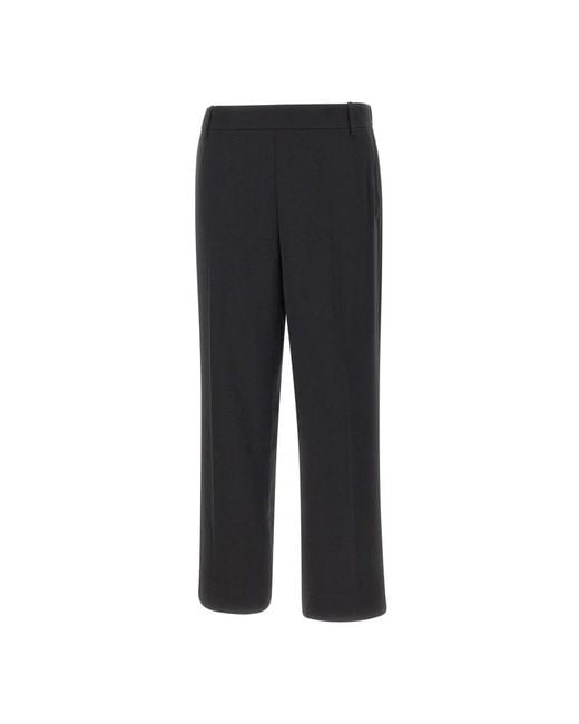 Vince Black Straight Trousers