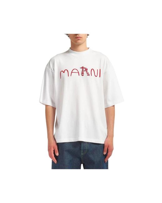 Marni White T-Shirts for men