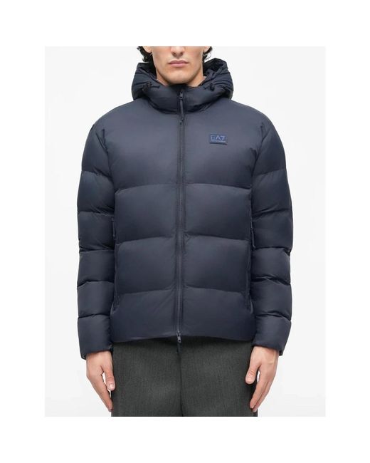Winter Jackets di EA7 in Blue da Uomo