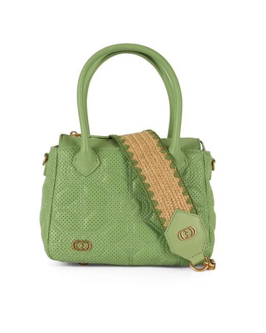 La Carrie Green Handbags