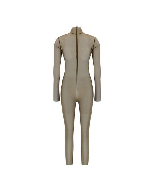 Jumpsuits Norma Kamali en coloris Natural