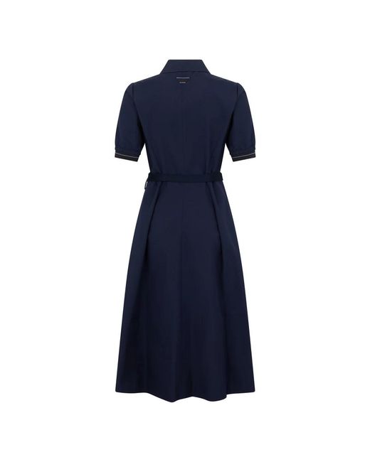 Midi Dresses Prada de color Blue