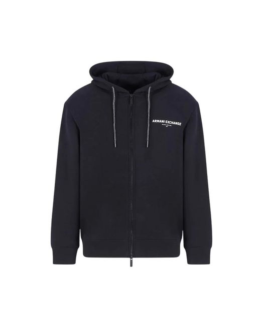 ARMANI EXCHANGE Blue Zip-Throughs for men