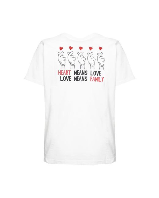 FAMILY FIRST White T-Shirts for men