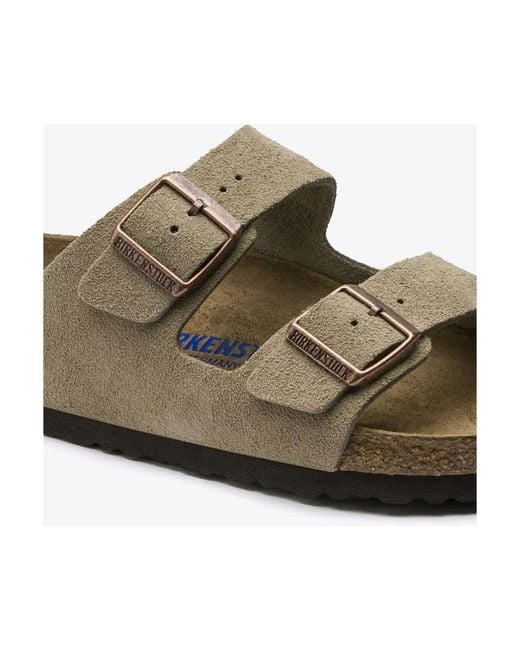 Birkenstock Brown Sliders for men