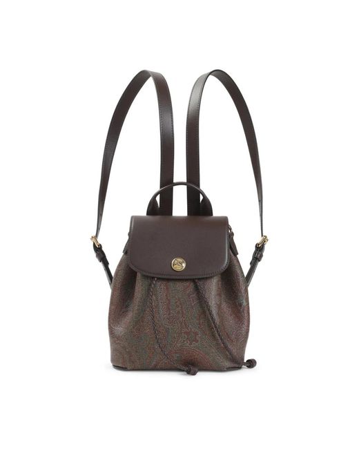 Etro Brown Backpacks
