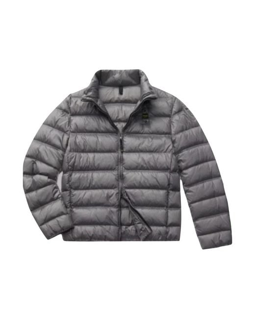 Winter Jackets Blauer de hombre de color Gray