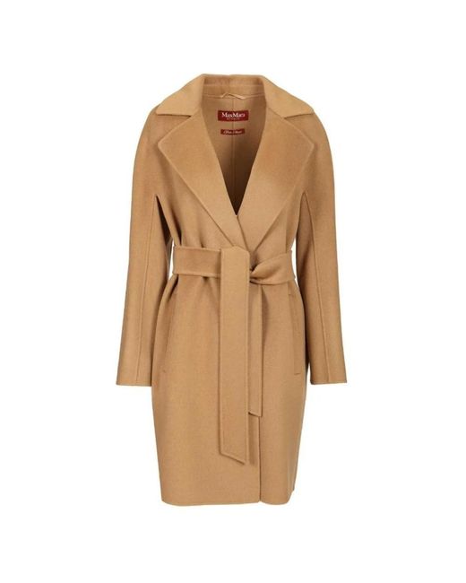 Belted Coats Max Mara en coloris Natural