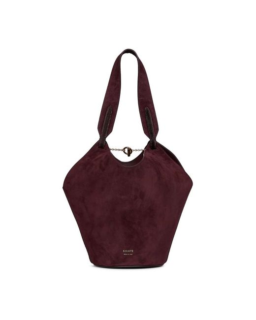 Khaite Purple Shoulder Bags
