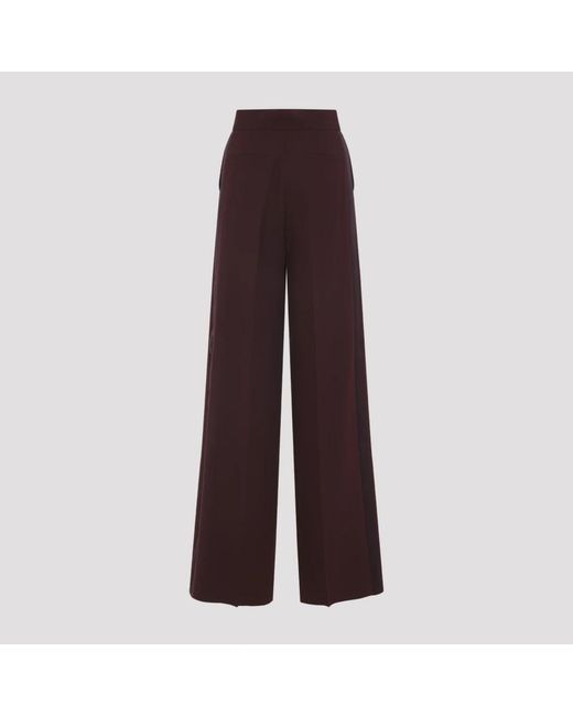 Max Mara Purple Wide Trousers