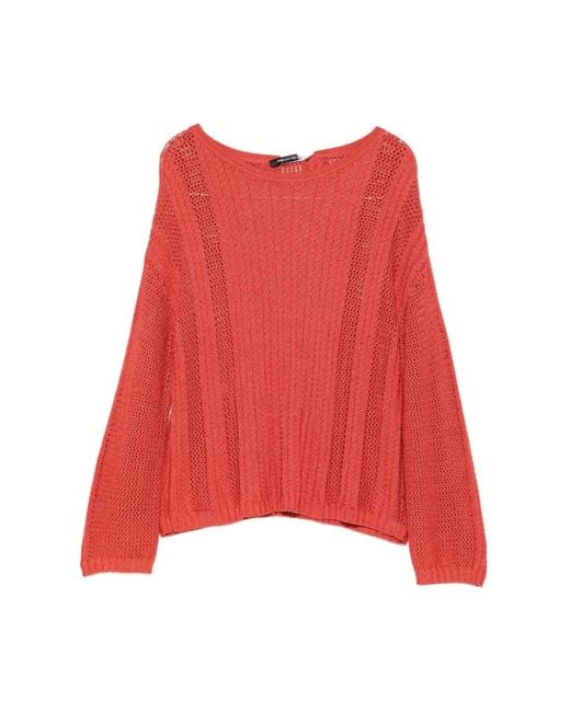 Pennyblack Red Round-Neck Knitwear