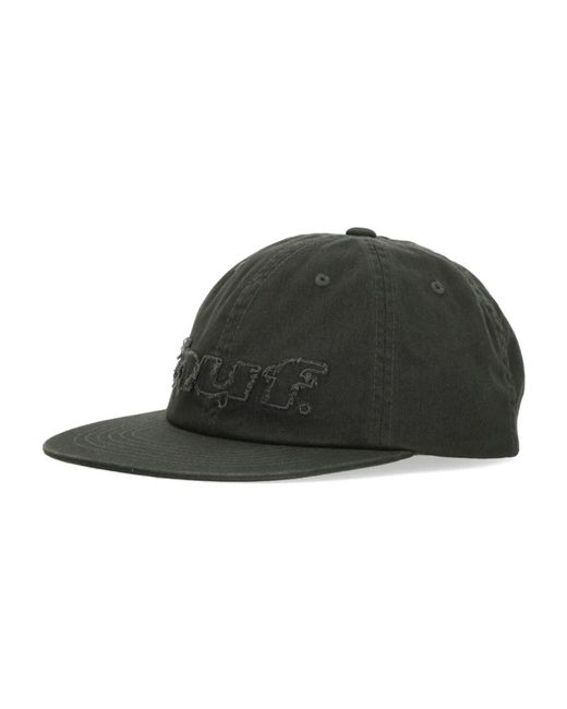 Huf Green Distressed Logo 5-Panel Cap