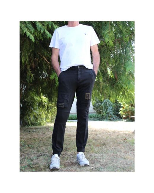 Aeronautica Militare Blue Slim Fit Jeans for men