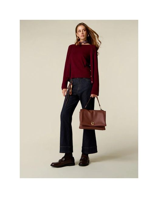 Cropped Jeans Oltre en coloris Blue