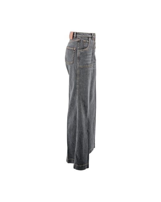 Etro Gray Flare Jeans