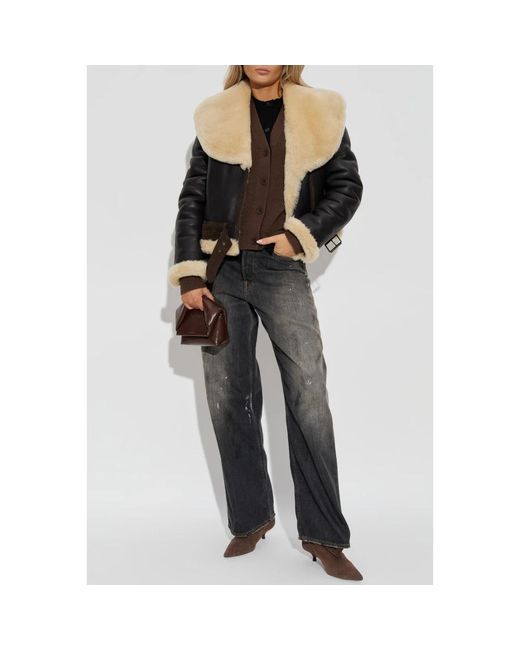 J.W. Anderson Brown Woll-Strickjacke