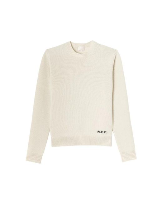 A.P.C. Edmond Pullover in White für Herren